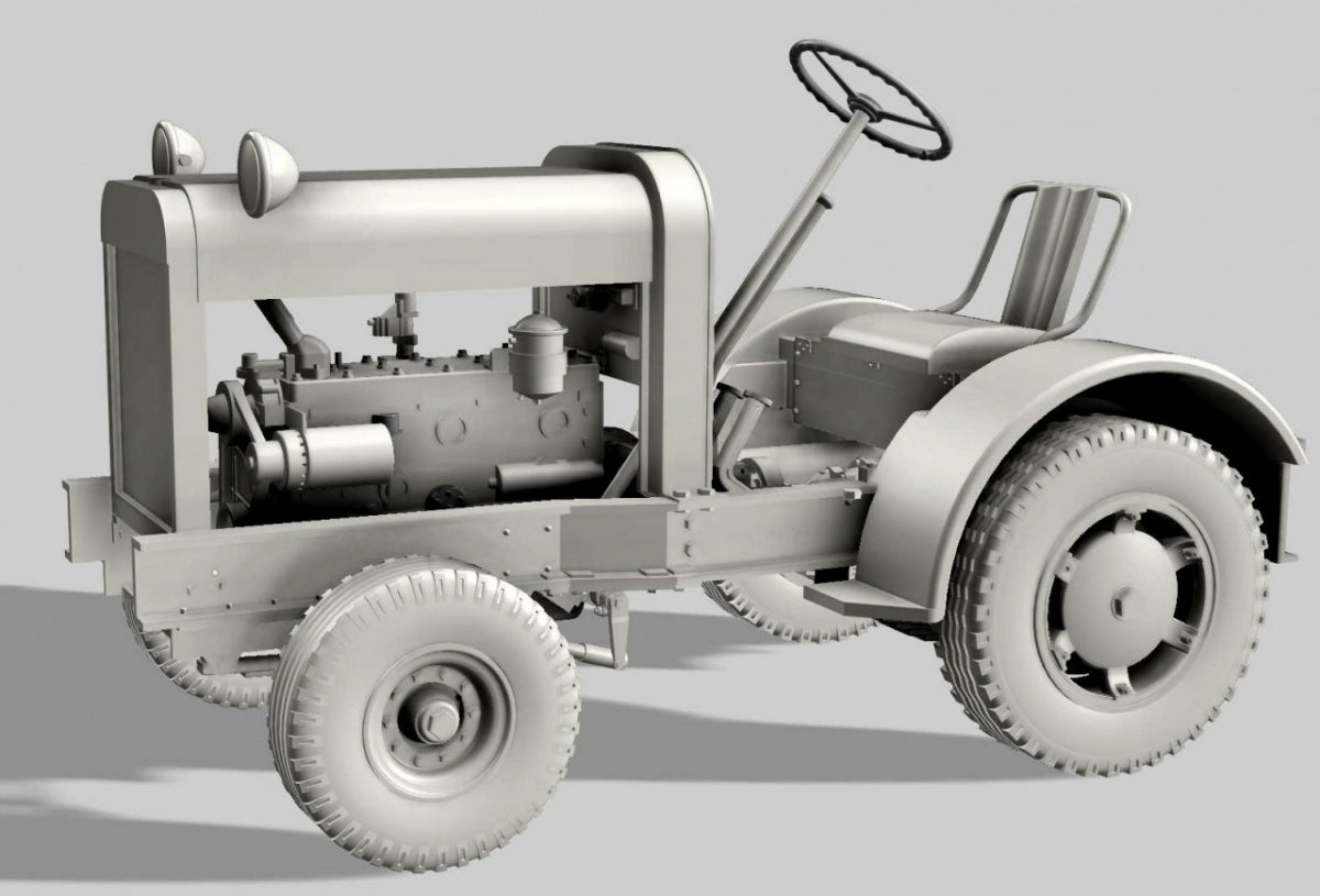 Thunder Model 32001 US Tug Clarktor-6 Mill-33 The heavy duty airfield tractor 1/32 – zdjęcie 6