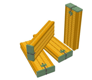 Panzer Art RE35-646 Willow ammo containers for 88mm FlaK/KwK36 early pattern (6pcs) 1/35 – immagine 2