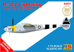RS Models 94031 Lockheed P-38 J-15 - LO Wrangler (D-Day Edition) 1/72