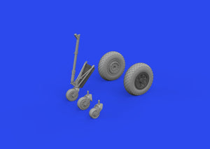 Eduard 648965 TBF/ TBM wheels w/ pattern ACADEMY 1/48 – imagen 2