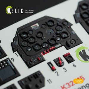 KELIK K32015 P-51D MUSTANG - INTERIOR 3D DECAL FOR TAMIYA KIT 1/32 – immagine 4