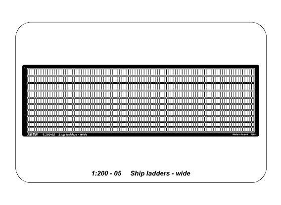 Aber 200-05 Ship ladders - wide 1/200 – immagine 5