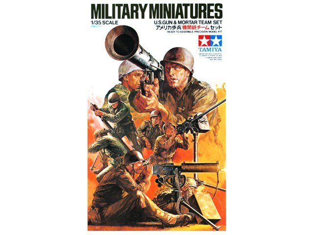 Tamiya 35086 U.S. Gun And Mortar Team 1/35