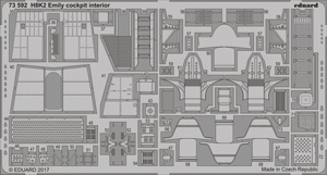 Eduard 73592 H8K2 Emily cockpit interior HASEGAWA 1/72 – immagine 2