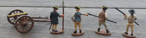 Hat 8344 American War of Independence - American Artillery (4 Cannons and Crew) 1/72