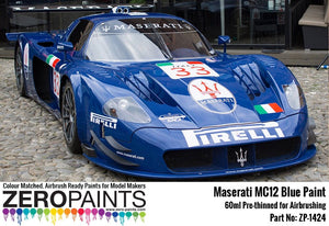 Zero Paints ZP-1424 Maserati MC12 Blue Paint 60ml – immagine 2