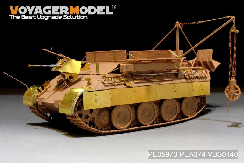 Voyager Model PE35970 WWII German Bergepanther Ausf.A (Late type,Panther G tool holders) Basic For MENG SS-015 1/35 – immagine 2