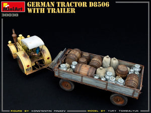 MiniArt 38038 German Tractor D8506 with trailer 1/35 – immagine 11