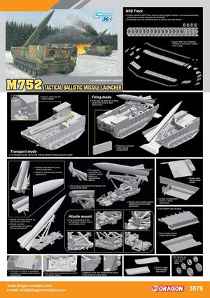 Dragon 3576 M752 TACTICAL BALLISTIC MISSILE LAUNCHER 1/35 – Bild 2