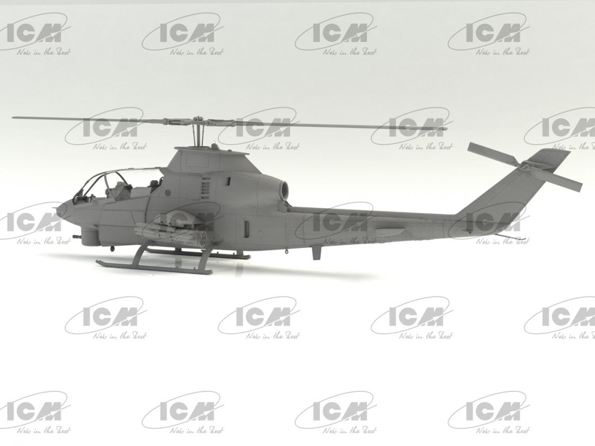 ICM 32060+P AH-1G Cobra (early production) + PAINT SET 1/32 – immagine 4