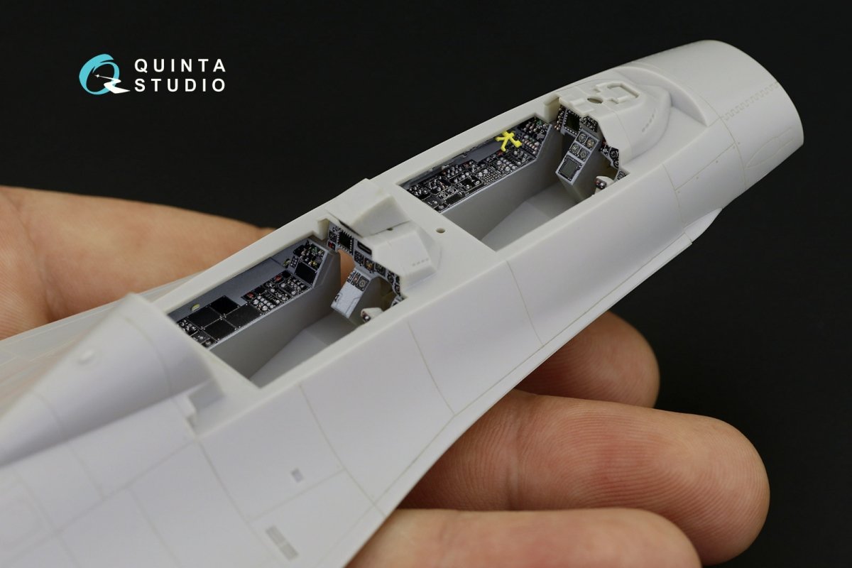 Quinta Studio QD48221 F-16B 3D-Printed &amp;amp; coloured Interior on decal paper (Hasegawa) 1/48 – Bild 3