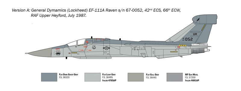 Italeri 1235 EF-111 A Raven 1/72 – immagine 4