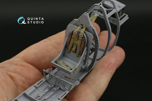 Quinta Studio QD24021 Spitfire Mk.VIII 3D-Printed &amp;amp; coloured Interior on decal paper (Airfix) 1/24 – immagine 8