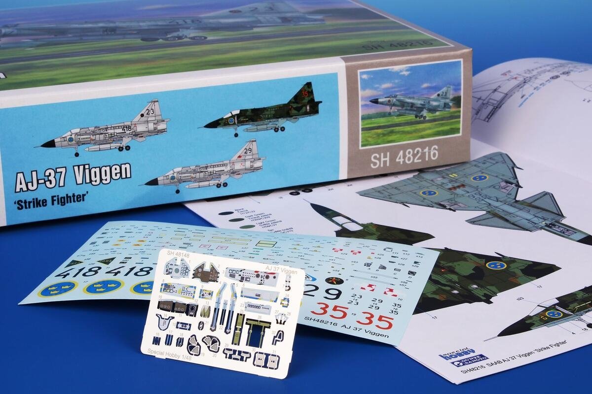 Special Hobby 48216 AJ-37 Viggen ‘Strike Fighter’ 1/48 – immagine 11