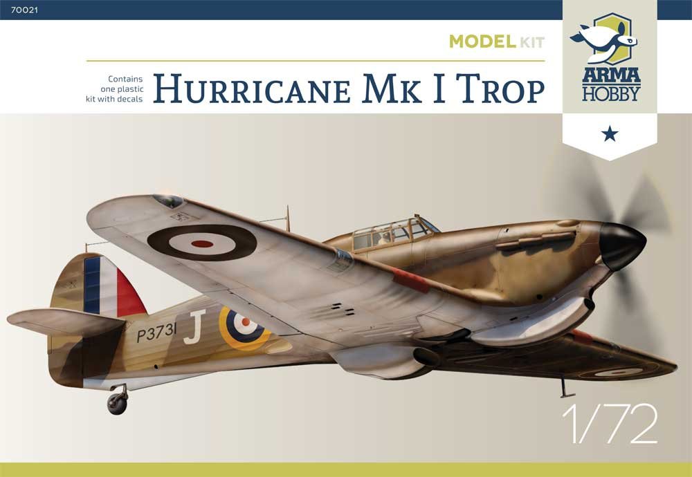Arma Hobby 70021 Hawker Hurricane Mk.I Trop 1/72