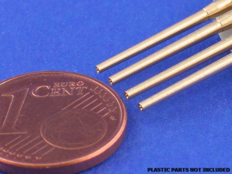 Aber 1/700L-01 Set of 8 pcs 380 mm long barrels for turrets without antiblast covers ships Richelieu, Jean Bart 1/700 – image 3