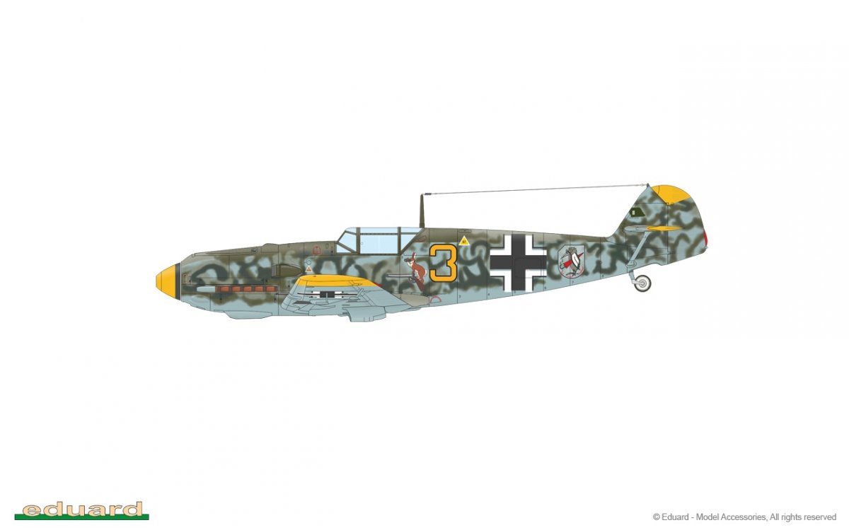 Eduard 7032 Bf 109E-3 ProfiPACK edition 1/72 – immagine 15