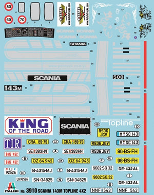 Italeri 3910 SCANIA 143M TOPLINE 4x2 1/24 – immagine 2