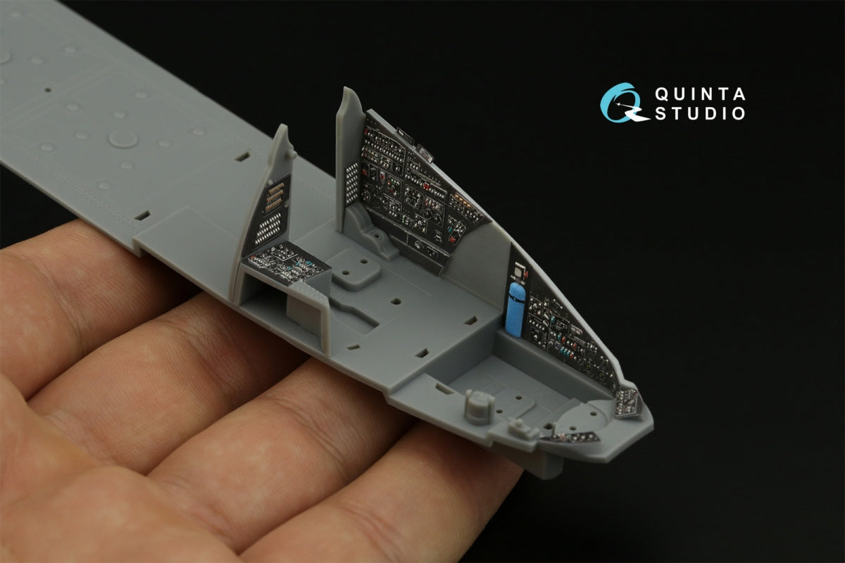 Quinta Studio QD48406 Mi-24 Nato Hind 3D-Printed &amp;amp; coloured Interior on decal paper (Trumpeter) 1/48 – immagine 12