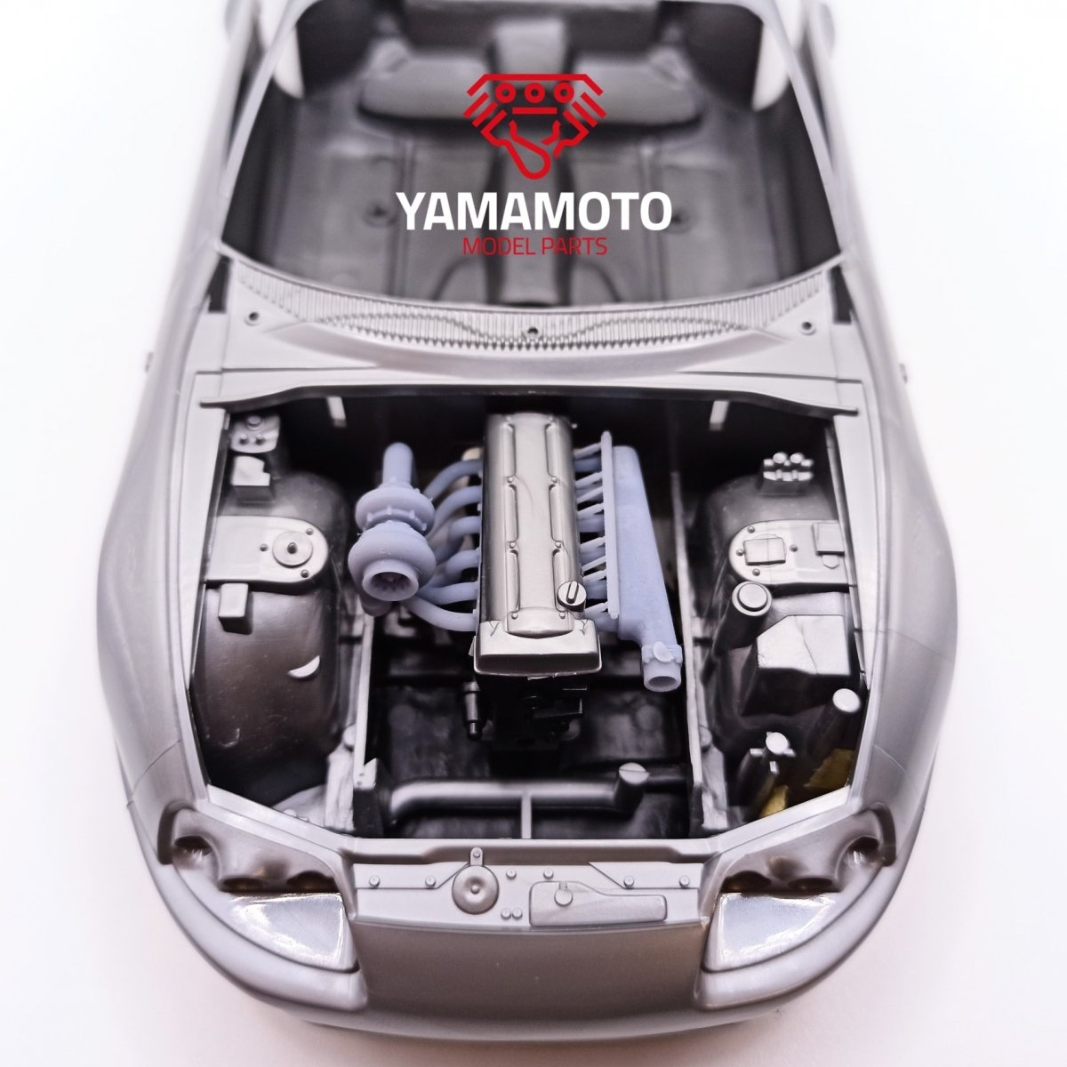 Yamamoto YMPTUN42 Turbo Kit 2JZ Toyota Supra for Tamiya 24123 1/24 – immagine 3