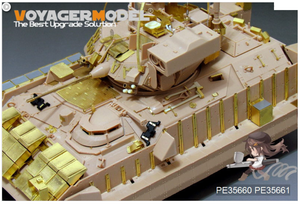 Voyager Model PE35660 Modern US Army M2A3 BRADLEY w/BUSK III IFV Basic (Gun barrel ,smoke discharger include) (For MENG SS-004) 1/35 – immagine 4