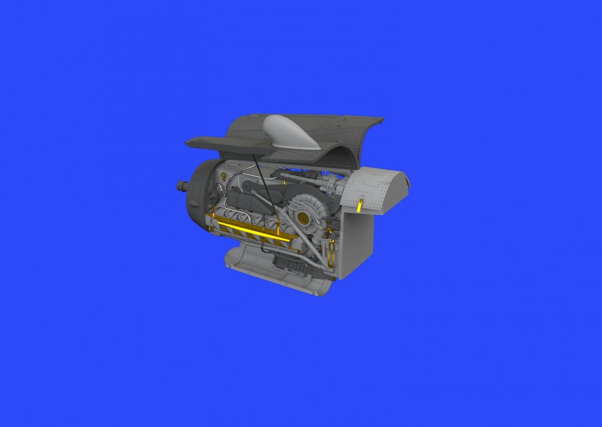 Eduard 648465 Bf 109G-10/ U4 engine 1/48 EDUARD – image 3