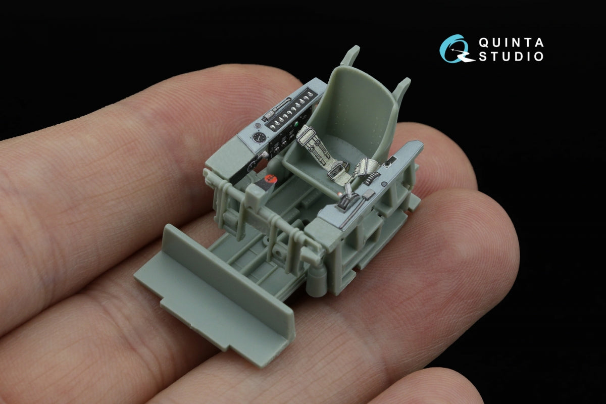 Quinta Studio QD48540 F3F-2 3D-Printed &amp;amp; coloured Interior on decal paper (Academy/Accurate Miniatures) 1/48 – Bild 12