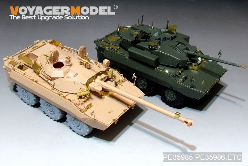 Voyager Model PE35985 Modern French AMX-10RCR T-40M IFV Basic For TigerModel 4665 1/35 – zdjęcie 18