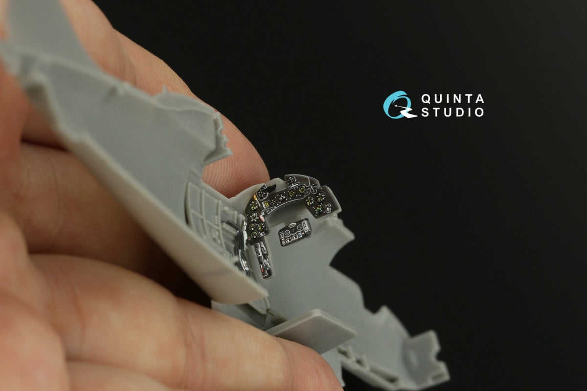 Quinta Studio QDS-48390 Macchi C.202 Folgore Late 3D-Printed &amp;amp; coloured Interior on decal paper (Hasegawa/Eduard) (Small version) 1/48 – zdjęcie 4