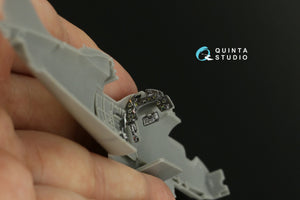 Quinta Studio QDS-48390 Macchi C.202 Folgore Late 3D-Printed &amp;amp; coloured Interior on decal paper (Hasegawa/Eduard) (Small version) 1/48 – zdjęcie 4