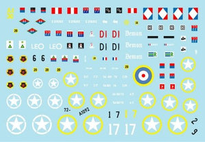 Star Decals 72-A1092 Allied Tank Destroyers in Italy. M10 TD and M10 Achilles. France, South Africa, New Zealand, US, Britain, Poland. 1/72 – Bild 2