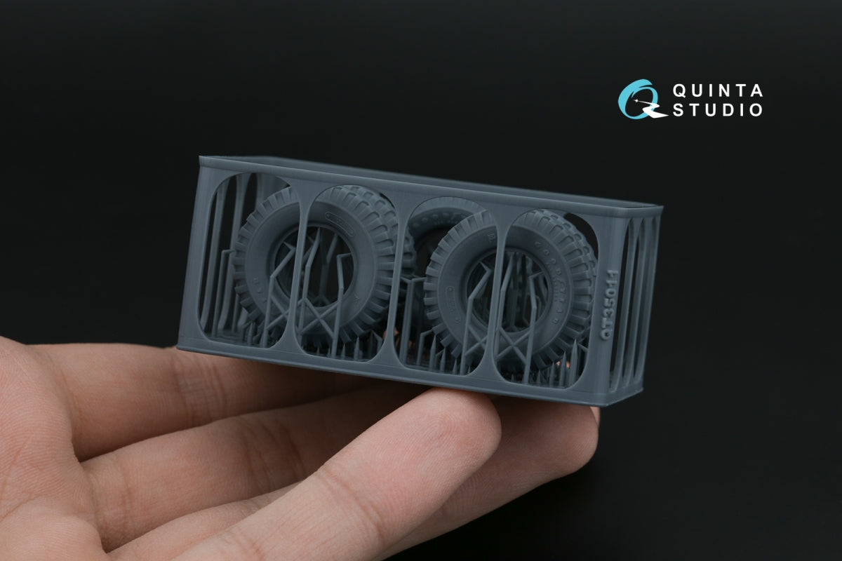 Quinta Studio QT35011 Dodge WC Family tyre set (Zvezda) 1/35 – imagen 6