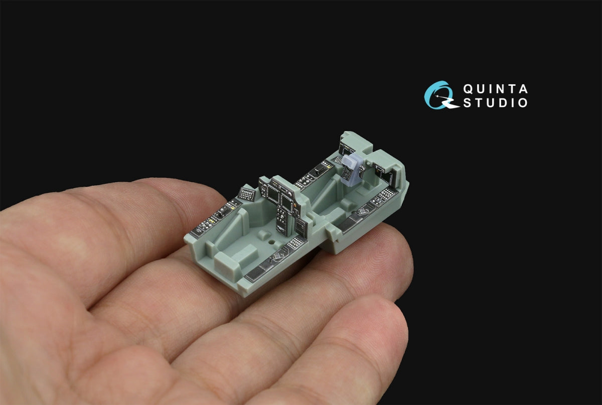 Quinta Studio QD+72152 AH-64D early 3D-Printed coloured Interior on decal paper (Academy)(with 3D-printed resin part) 1/72 – immagine 9