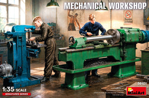 MiniArt 38101 MECHANICAL WORKSHOP includes 2 figures 1/35