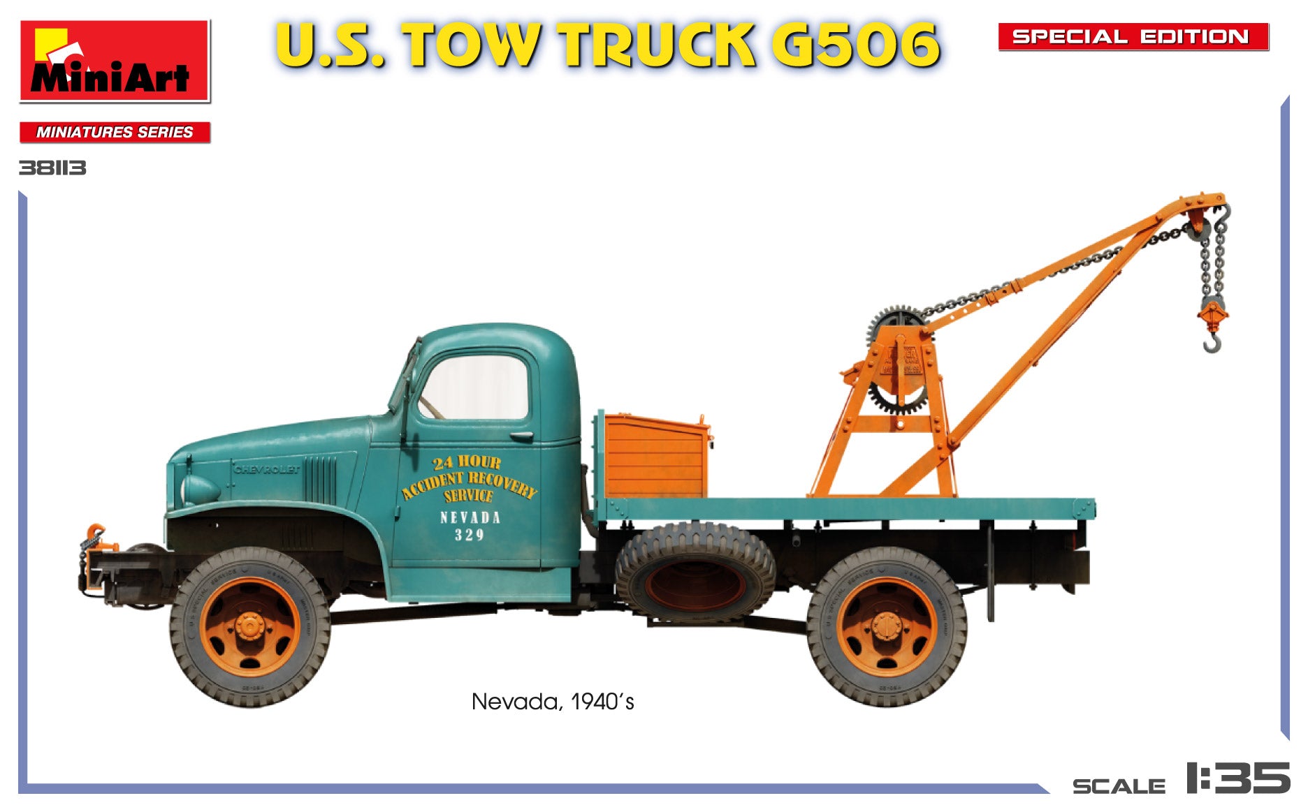MiniArt 38113 U.S. Tow Truck G506. Special Edition 1/35 – Bild 3