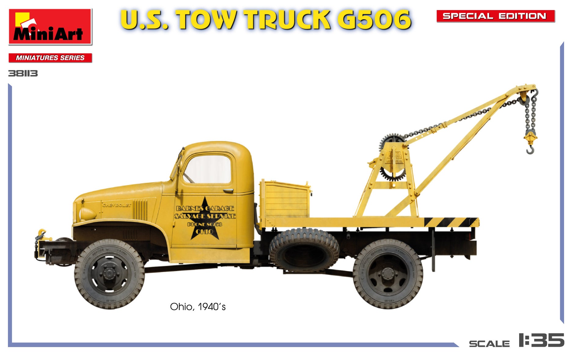 MiniArt 38113 U.S. Tow Truck G506. Special Edition 1/35 – Bild 4