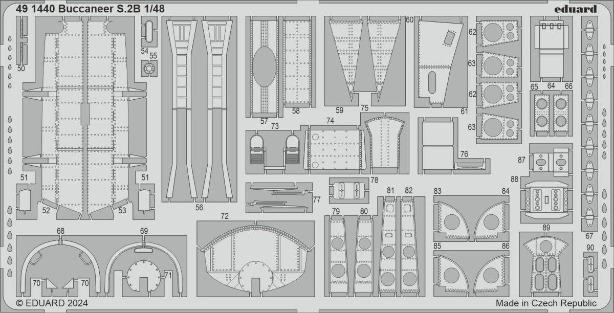 Eduard BIG49414 Buccaneer S.2B AIRFIX 1/48 – immagine 3