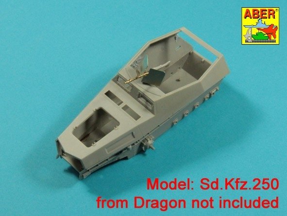 Canon Aber 35L-169 pour fusil MG34 allemand avec protection blindée 1/35 – image 6