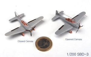Ensemble d&amp;#39;avions de pont USS Enterprise de la Seconde Guerre mondiale MK1 Design MS-20018 pour CV-6 Enterprise à l&amp;#39;échelle 1/200 – image 19