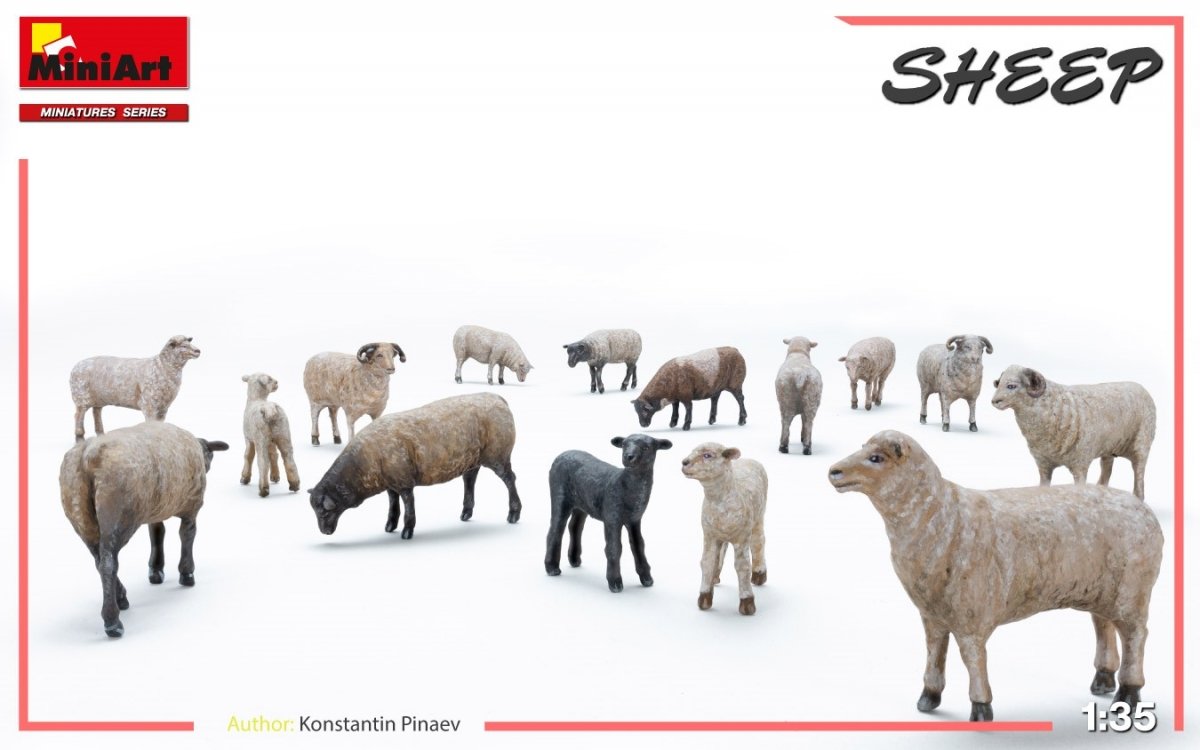 MiniArt 38042 SHEEP 1/35 – immagine 4
