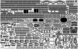 Pontos 35017F1 USS CA-35 Indianapolis 1945 Detail Up Set 1/350 – immagine 12