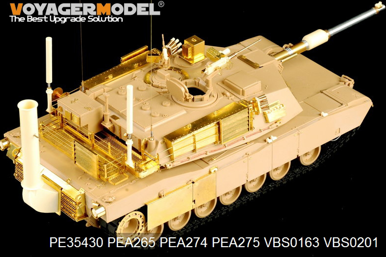 Voyager Model PEA275 Modren US Army M1A1&amp;amp;M1A2 side skirts (For TAMIYA 35269) 1/35 – immagine 3