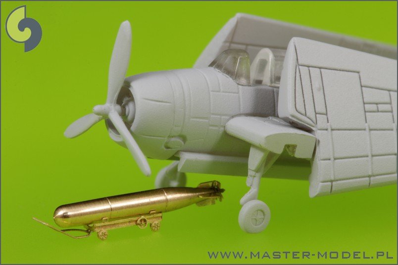 Master SM-350-072 USN Airborne torpedoes Mark 13 (22.4in) with trolleys - early type (10 pcs) – immagine 3