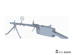 E.T. Model P06-002 WWII German Mg34 Machine Gun Ammo Box (3D Printed) 1/6 – zdjęcie 2