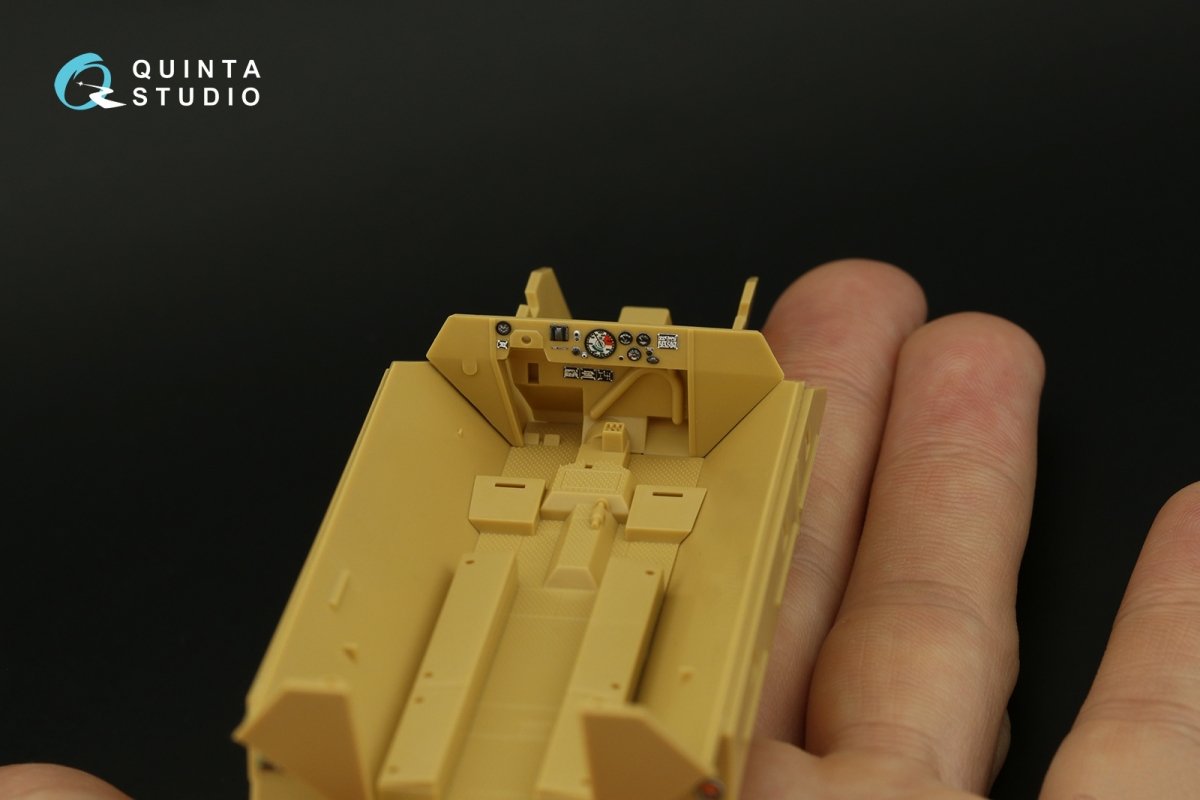 Quinta Studio QD48293 Sd.Kfz 251/1 Ausf.D 3D-Printed &amp;amp; colored Interior on decal paper (Tamiya) 1/48 – image 4
