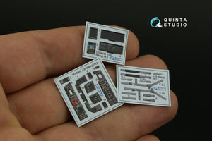 Quinta Studio QD48441 J-20 3D-Printed coloured Interior on decal paper (Meng) 1/48 – immagine 4