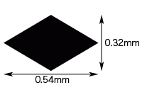 Hasegawa PA21 Modeling Mesh Lozenge Medium – zdjęcie 3