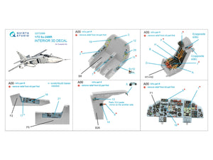 Quinta Studio QD72089 Su-24MR 3D-Printed &amp;amp; colored Interior on decal paper (Trumpeter) 1/72 – image 2