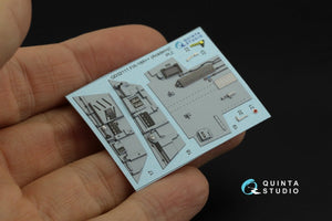 Quinta Studio QD32111 F/A-18A++ 3D-Printed &amp;amp; coloured Interior on decal paper (Academy) 1/32 – Bild 4