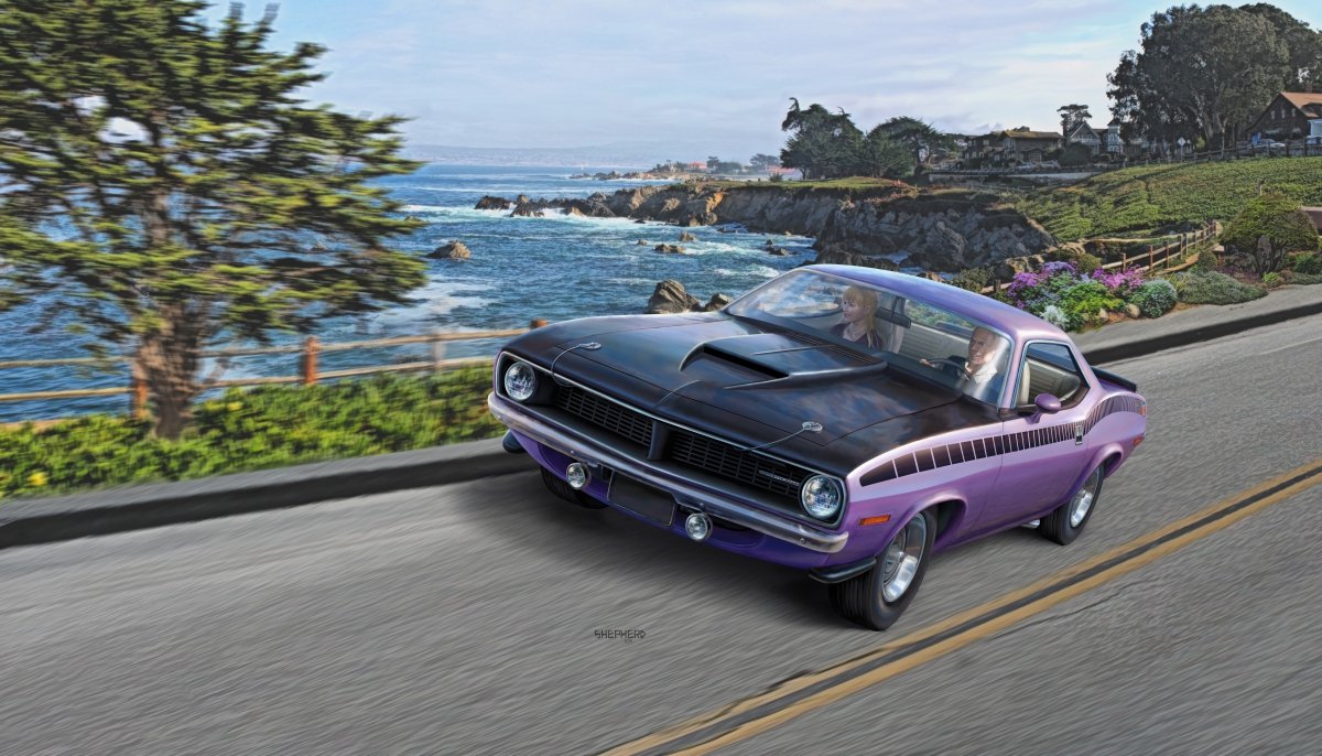 Revell 07664 Plymouth AAR Cuda &amp;#39;70 1/25
